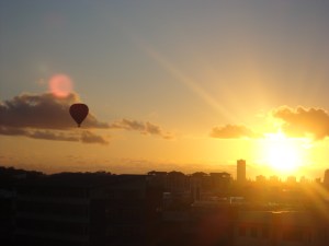 5.50am bliss.  this is what  i awakened to on the first day of this exciting chapter.