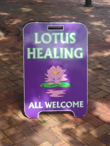 like a blossoming lotus, i'm open to healing.