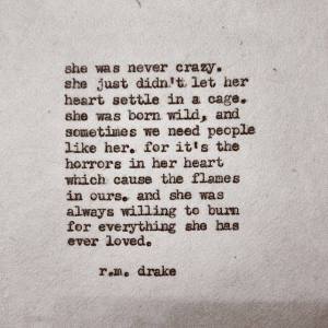 r m drake heart in a cage